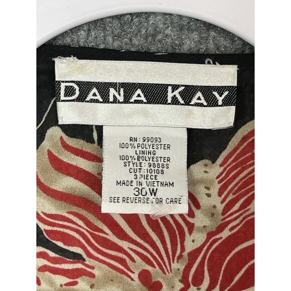 Kimono Duster Black Floral Print Open Front Lightweight OS Boho - Picture 6 of 12